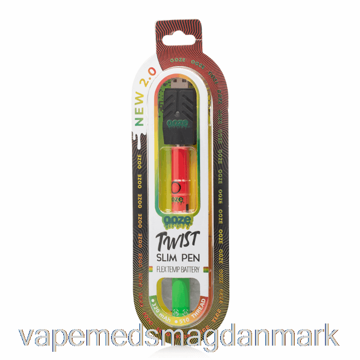 Vape Uden Nikotin Ooze Slim Twist Pen 2.0 Flex Temp Batteri Rasta